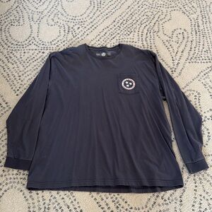 Volunteer Traditions Men's Navy Long Sleeve Shirt